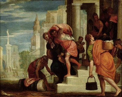 De Vlucht van de Israëlieten uit Egypte door Benedetto Caliari